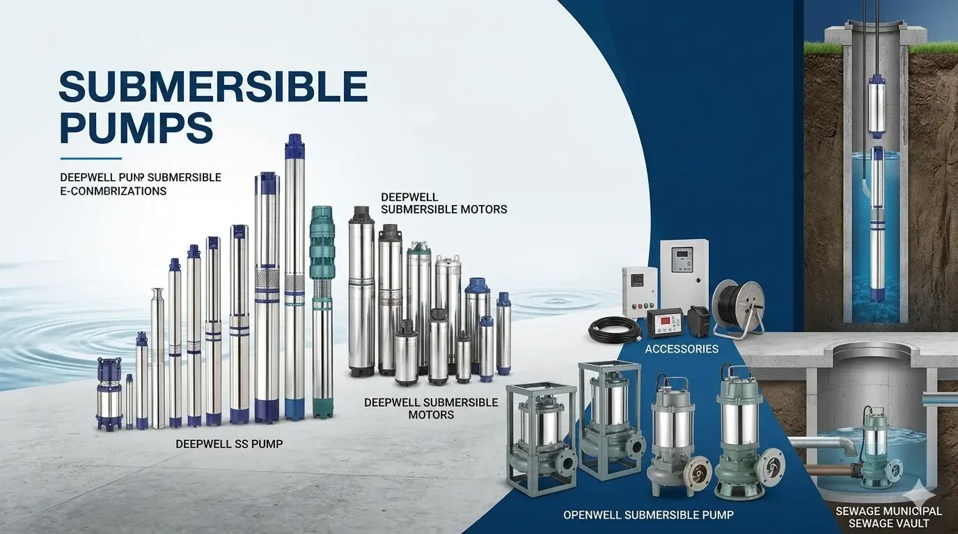 submersible pumps..